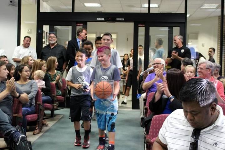 Boys and Girls Club Basketball Teams Certificates of Recognition
